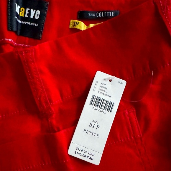 ❤️HP❤️NWT Size 31P - The Colette Cropped Wide-Leg Pants by Maeve - Picture 16 of 16